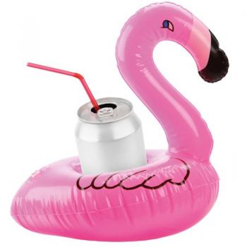 Aufblasbarer Getränkehalter "Flamingo"